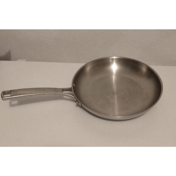 Calphalon 1390 10 inch Skillet Stainless Steel Frying Pan Sauté 0974313 - Picture 1 of 5